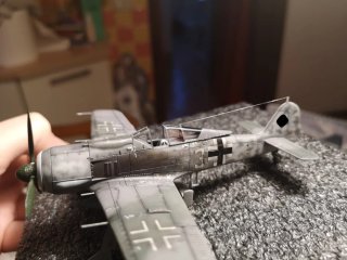 Modello aereo Focke-Wulf Fw-190A-8 Hagelkorn
