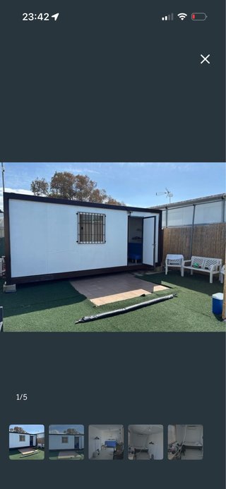 Módulo prefabricado blanco Med 6x2.5m