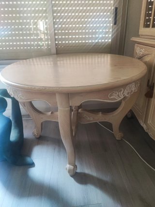 Conjunto comedor pino de valsain