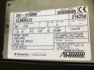 Aire Acondicionado Dometic CLM5C Z Barco