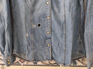 Camisa G-Star RAW azul talla S