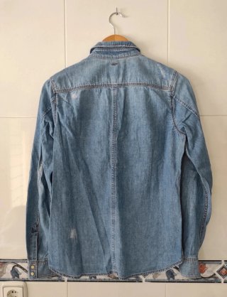 Camisa G-Star RAW azul talla S