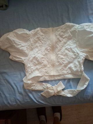 Top blanco Shein talla l, sin estrenar