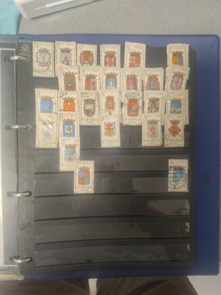 Lote de sellos antiguos España