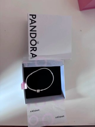 Pulsera Pandora 18cm Plata Nueva