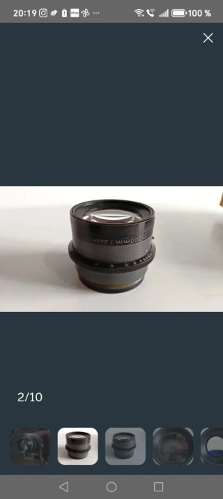 Objetivo Gran Formato 600mm