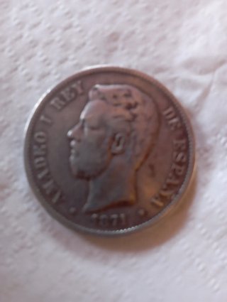Moneda Antigua 5 Pesetas