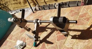 Torno para madera Wolfcraft 4822000 con copiador