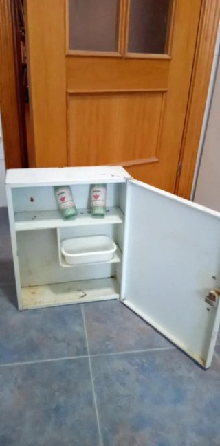 Estantería Vintage Metálica con Espejos