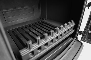 Estufa leña con horno Antares Iron 24 kW