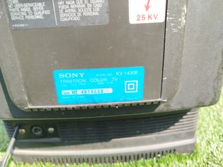 TV Sony Trinitron 14 Negra