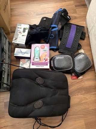 Pack de productos de masaje y otros regalos