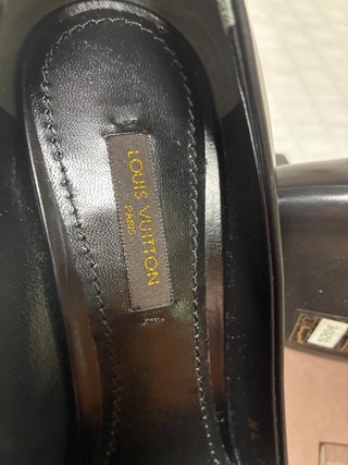 Zapatos Louis Vuitton Negros Tacón
