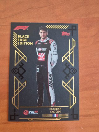 Tarjeta F1 Esteban Ocon Black Edge