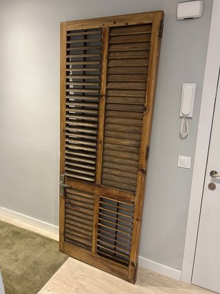 Puerta Mallorquina Madera Maciza