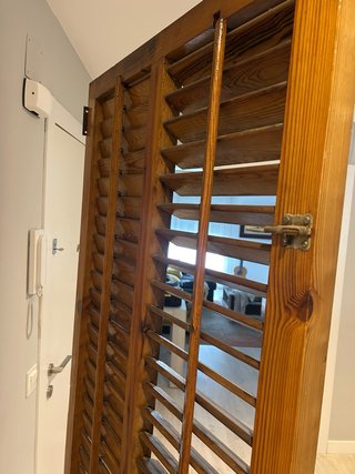 Puerta Mallorquina Madera Maciza