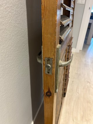 Puerta Mallorquina Madera Maciza