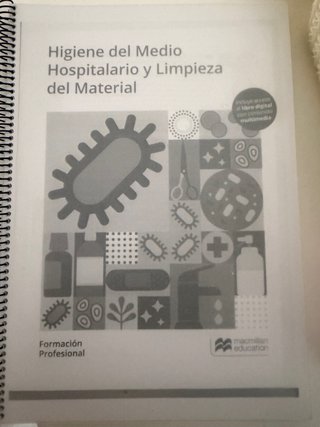 Libro auxiliar de enfermería higiene y material