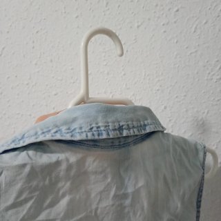 Blusa vaquera sin mangas Talla S