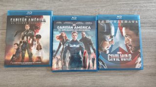 Colección Blu-ray Capitán América 3 Películas
