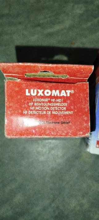 2 x Detector Movimiento Luxomat Radar B.E.G.