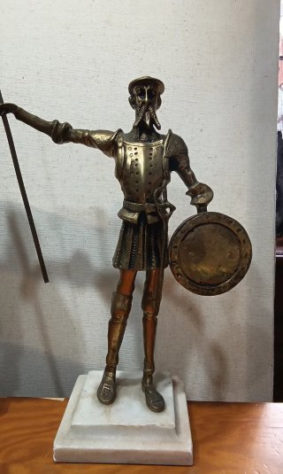Figuras Bronce Don Quijote y Sancho