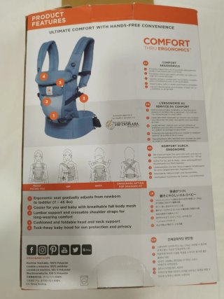 Mochila Portabebés Ergobaby Azul
