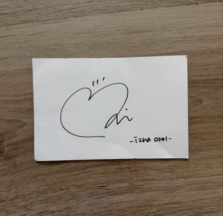 Postcard Izna Firmada Mai