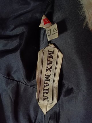 Cappotto Max Mara vintage con collo pelliccia