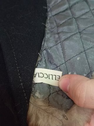 Cappotto Max Mara vintage con collo pelliccia