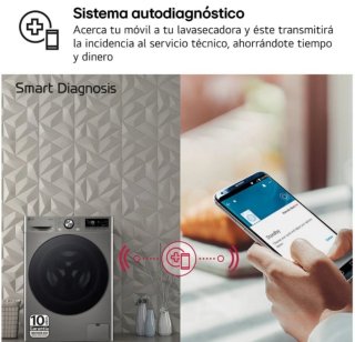 Lavasecadora LG F4DR7009AGS 9kg