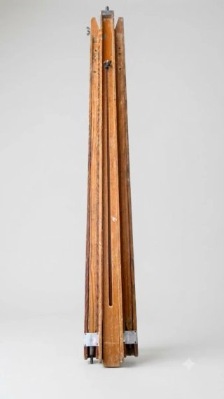 Caballete de campaña madera vintage Beckers