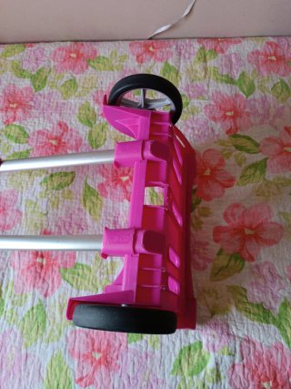 Carro mochila escolar Safta rosa