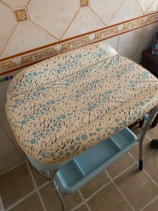Cambiador y trona bebé
