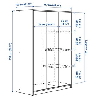 2 Armarios IKEA Blancos