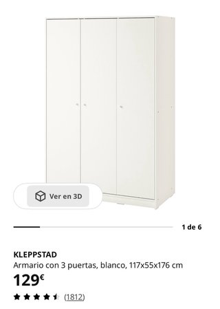 2 Armarios IKEA Blancos