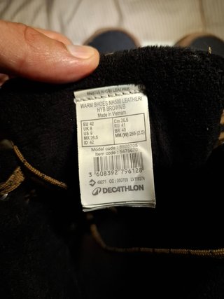 Botas senderismo hombre marrones