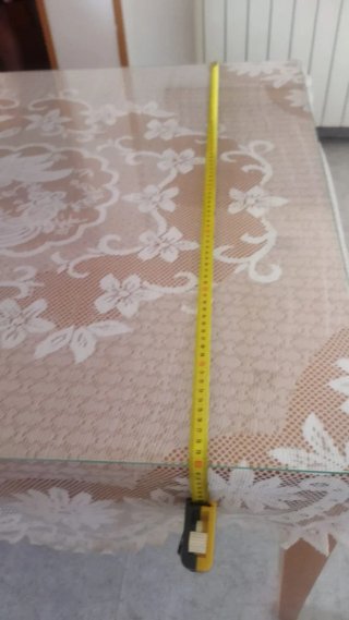Mesa de salón extensible madera con cristal