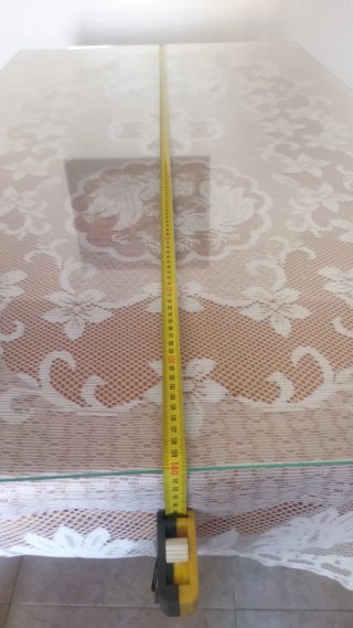 Mesa de salón extensible madera con cristal