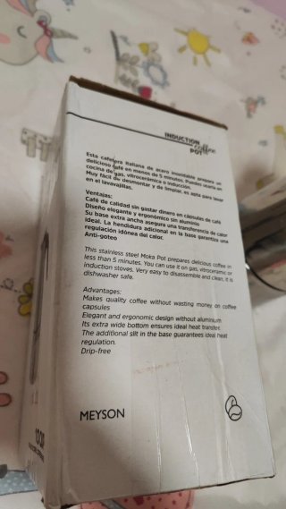 Cafetera Meyson 10 tazas acero inoxidable nueva