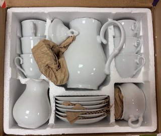 Juego de café porcelana 6 personas