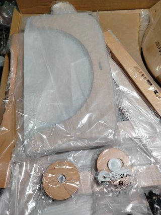 hauck BETA+ Trona Madera con Ruedas y Cojínes