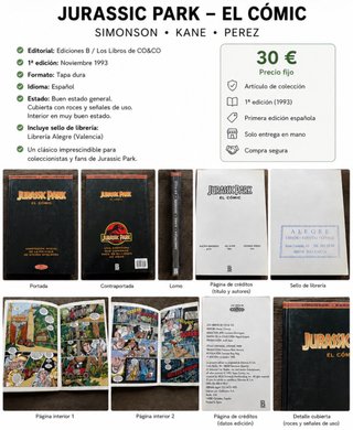 Jurassic park - el comic -