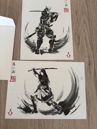 Litografías Assassin's Creed Shadows Sumi-e