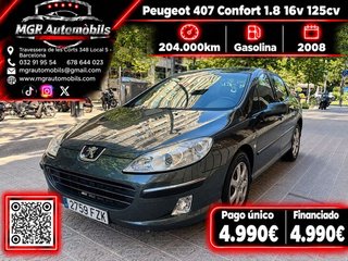 Peugeot 407 Confort 1.8 16v 125cv