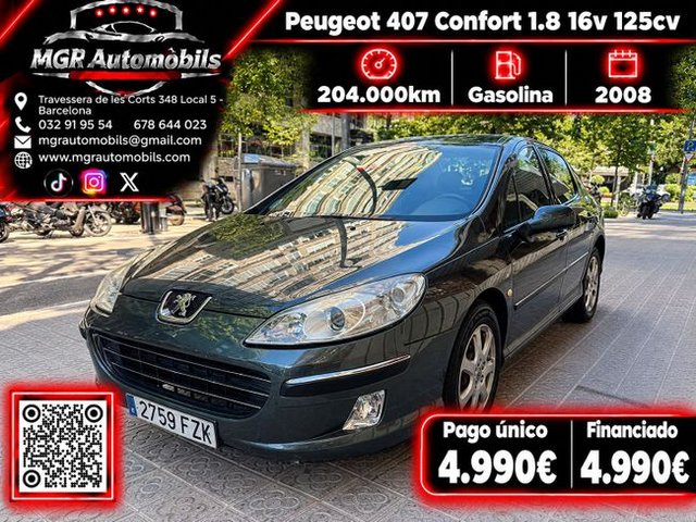 Peugeot 407 Confort 1.8 16v 125cv