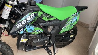 Moto ROAN 709 Motocross Negra y Verde