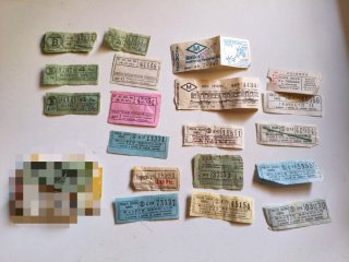 Billetes antiguos transporte Barcelona CAPICUAS