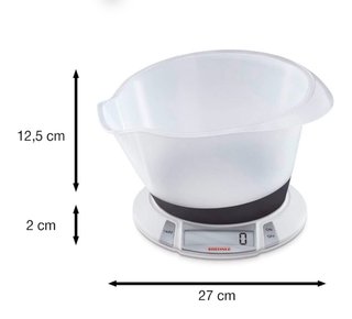 Báscula Cocina Soehnle Olympia Transparente