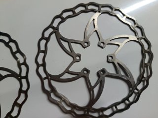 Coppia dischi freno bici